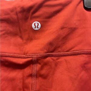 Lululemon WonderUnder Crop Leggings w Mesh
